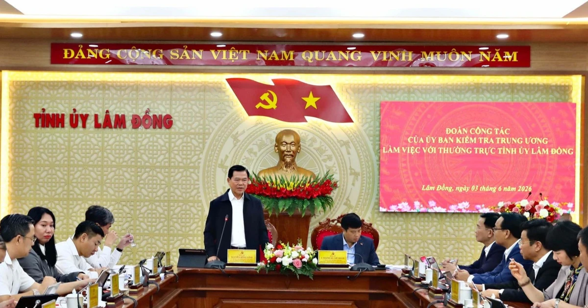 Ủy ban Kiểm tra Trung ương làm việc với Lâm Đồng về dự án ngoài ngân sách