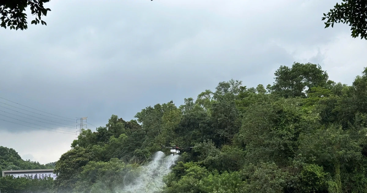 Nông nghiệp drone cất cánh