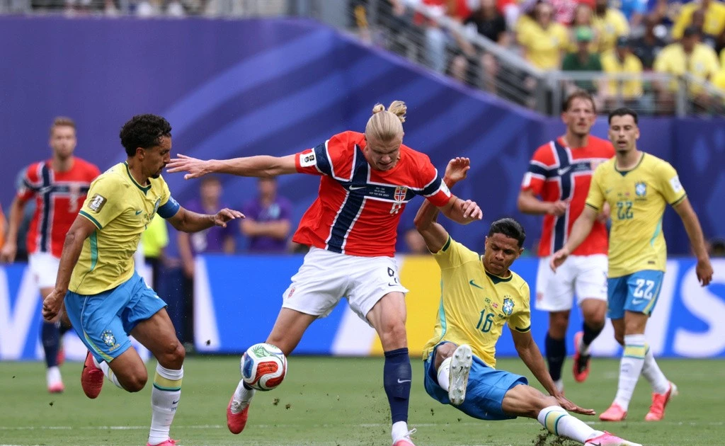 Trực tiếp Brazil vs Na Uy 0-1 (hiệp 2): Halaand lên tiếng, Na Uy dẫn bàn