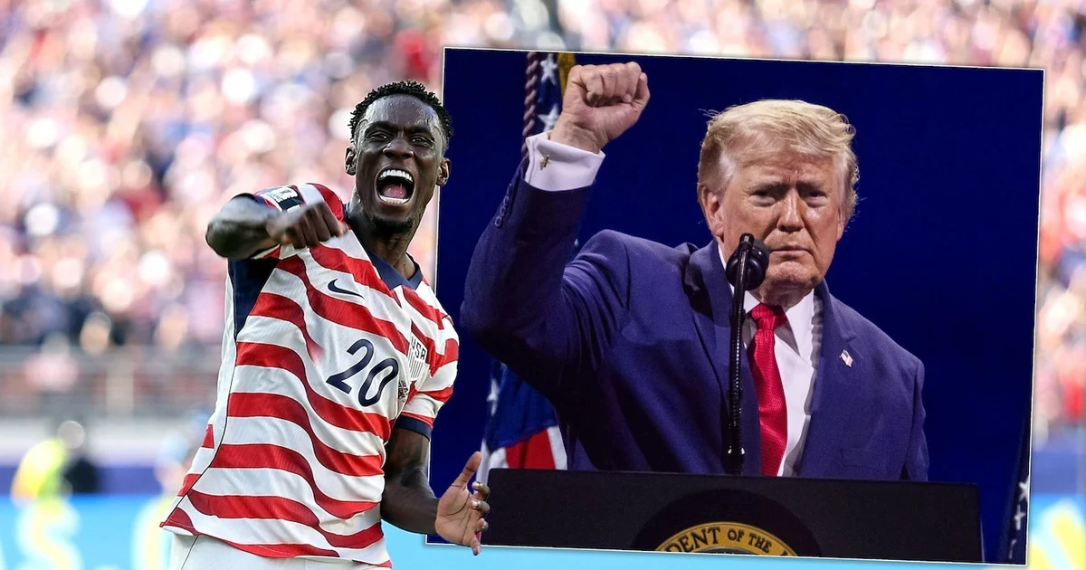 Tổng thống Trump cảm ơn FIFA vì tiền đạo tuyển Mỹ được xóa thẻ đỏ
