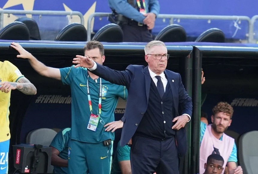 HLV Carlo Ancelotti nói gì sau màn ra quân không như ý của tuyển Brazil?