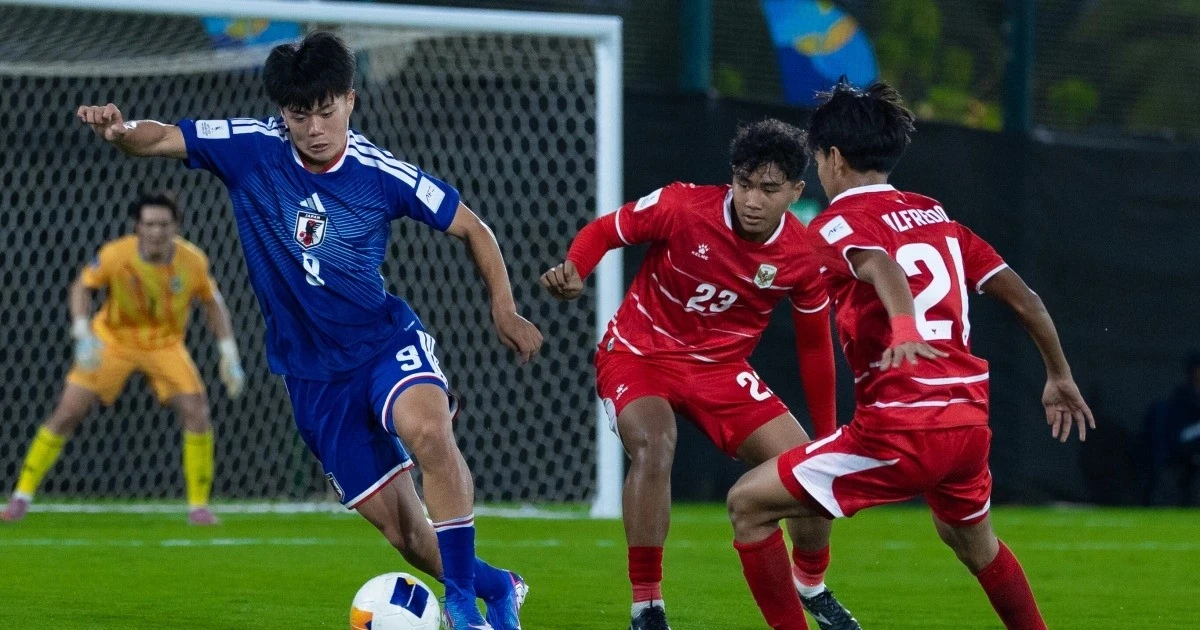 U17 Indonesia thua bạc nhược, bị loại với vị trí cuối bảng giải U17 châu Á 2026