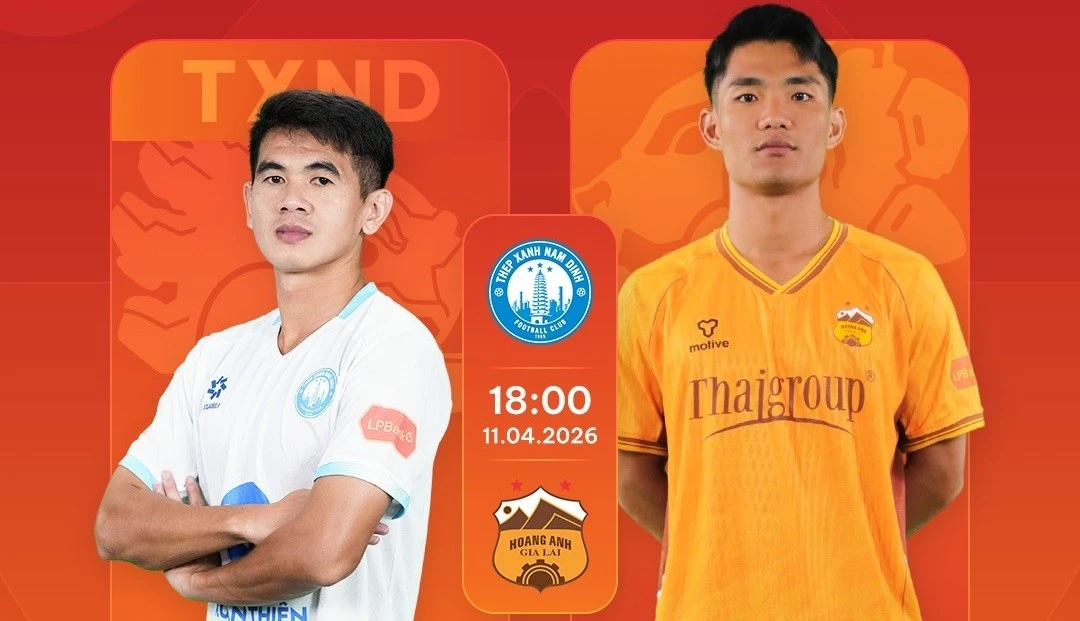 Trực tiếp Thép Xanh Nam Định vs HAGL (18h00 ngày 11/4): 3 điểm ở lại Thiên Trường