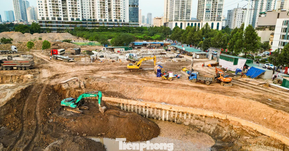 Chạy đua trước 30/4: Hồ Mễ Trì - Đồng Bông 2 gấp rút hoàn thành