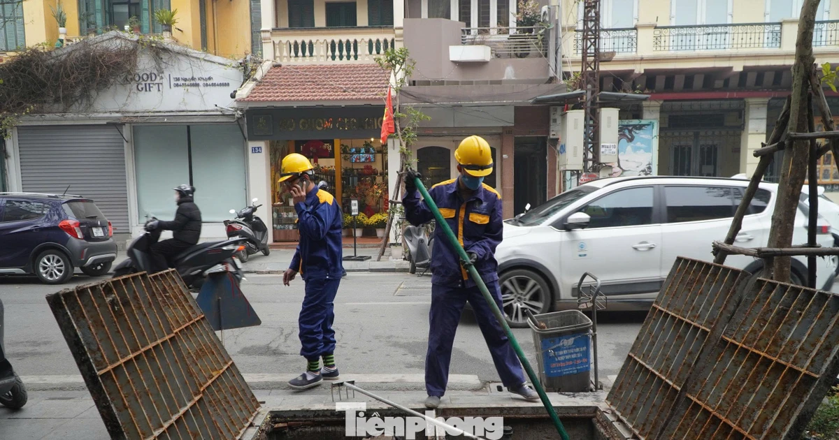 Cận cảnh bể ngầm chống ngập dưới lòng đất ở Hà Nội
