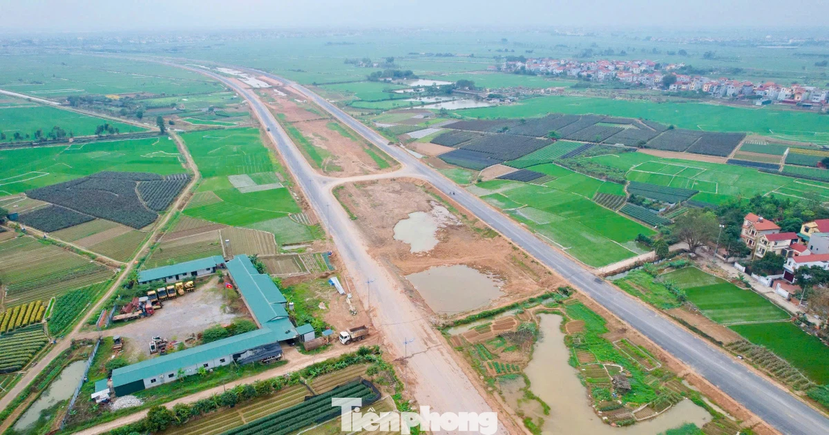 Diện mạo đường Vành đai 4 từ cao tốc Nội Bài - Lào Cai đến cầu Hồng Hà