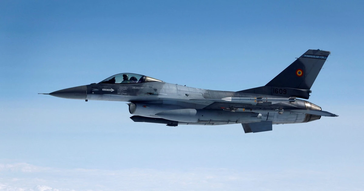 Romania điều tiêm kích F-16 bắn hạ máy bay không người lái Nga