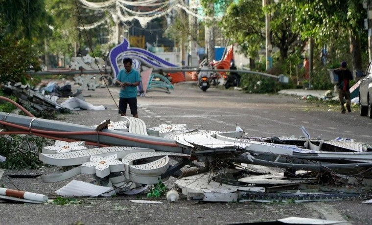 Bão số 13 Kalmaegi khiến 5 người chết, hơn 2.500 nhà hư hỏng