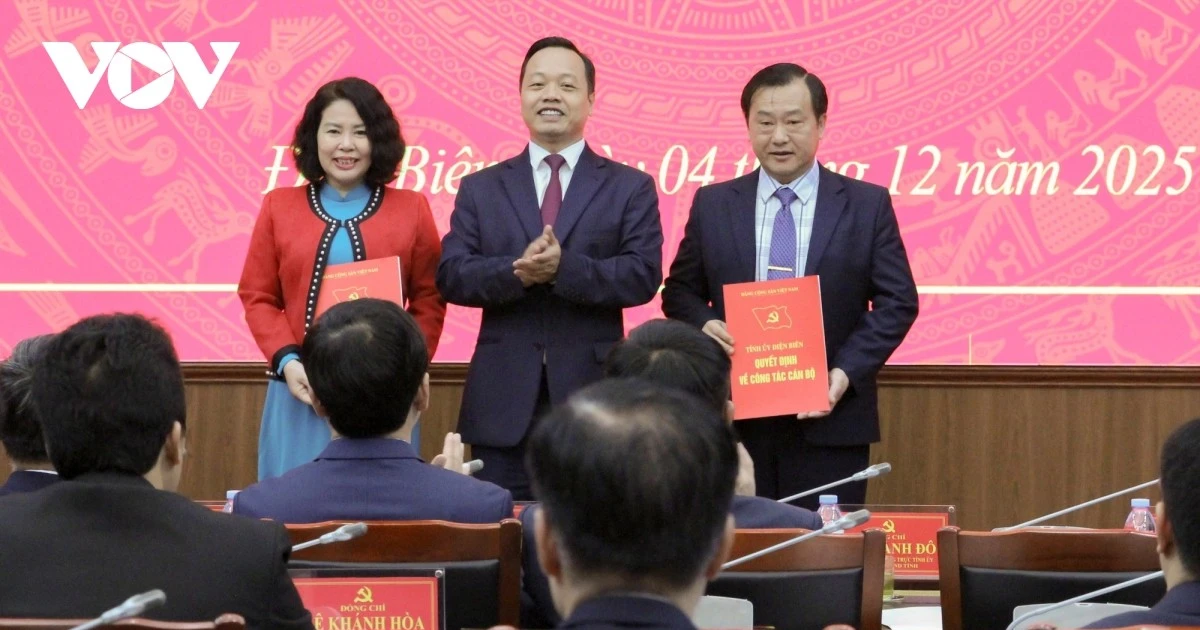 Công bố quyết định của Ban Thường vụ Tỉnh ủy Điện Biên về công tác cán bộ