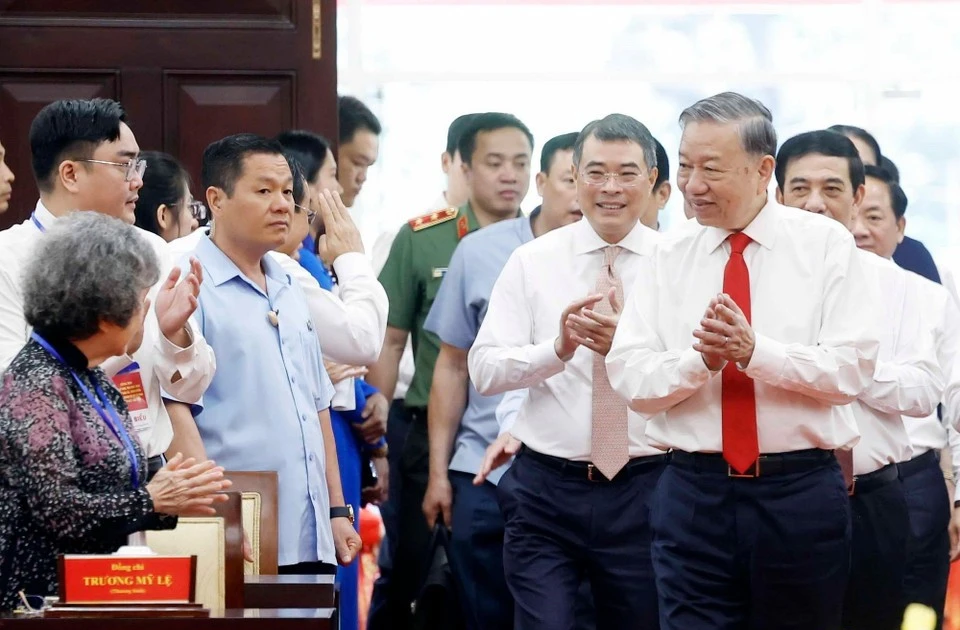 Tổng Bí thư Tô Lâm thăm, chúc tết Đảng bộ, chính quyền và nhân dân TPHCM