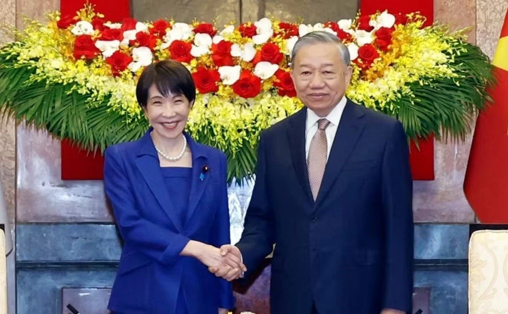 Tổng Bí thư, Chủ tịch nước Tô Lâm tiếp Thủ tướng Nhật Bản Takaichi Sanae