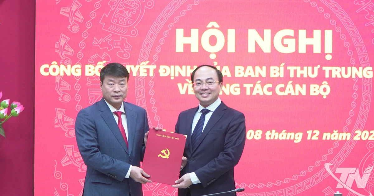 Công bố quyết định của Ban Bí thư Trung ương Đảng về công tác cán bộ