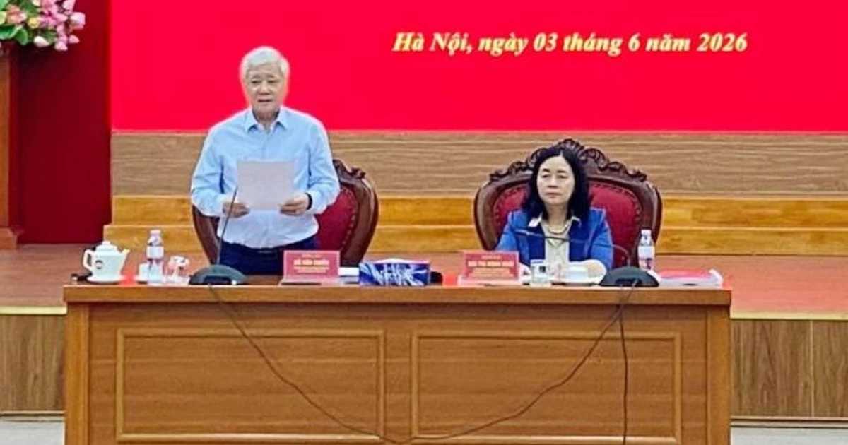 Thông qua dự thảo báo cáo kết quả kiểm tra đối với Ban Thường vụ Đảng ủy MTTQ, các đoàn thể Trung ương