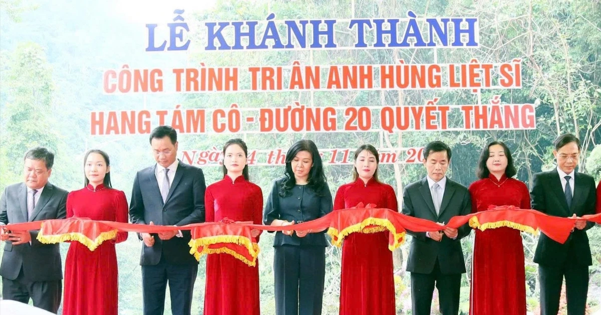 Quảng Trị: Khánh thành công trình tôn tạo Di tích Quốc gia đặc biệt Hang Tám Cô