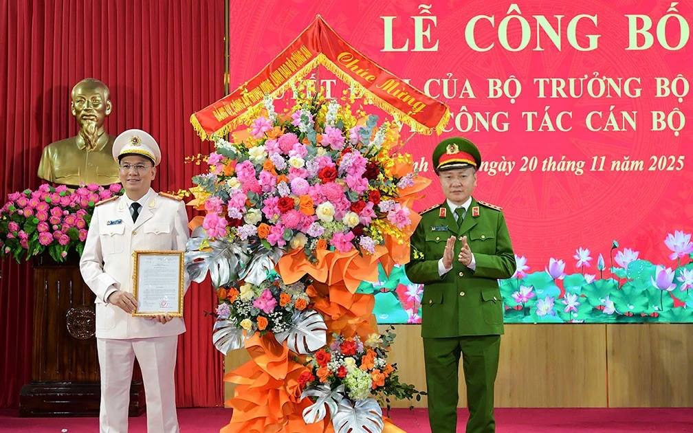 Bộ Công an điều động, bổ nhiệm Giám đốc Công an 3 tỉnh 