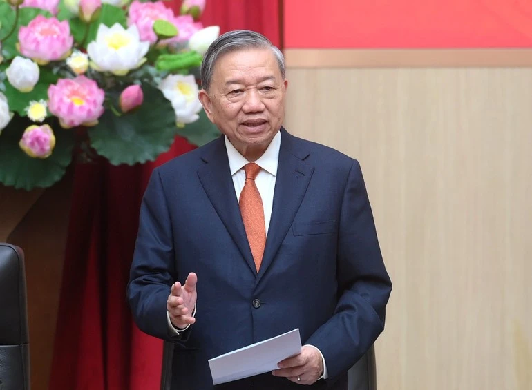 Tổng Bí thư Tô Lâm: Gia tăng đóng góp của lực lượng Công an thực hiện các mục tiêu chiến lược của Đảng