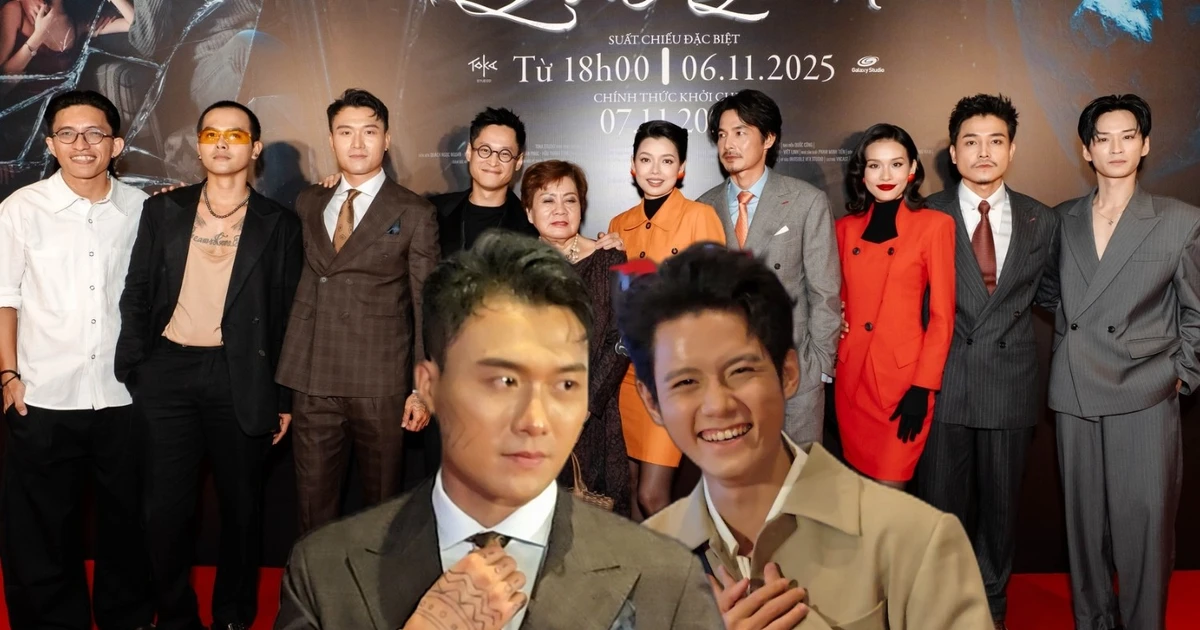 Xuân Phúc, Đình Khang gây chú ý tại thảm đỏ phim "Trái Tim Què Quặt"