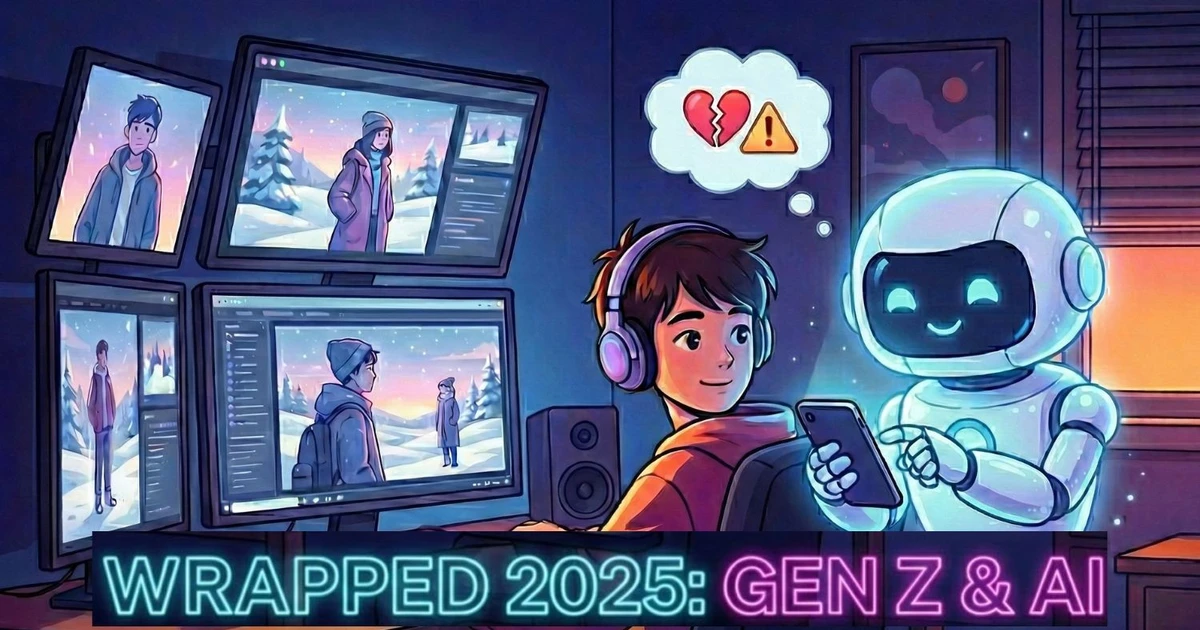 "Cạ cứng" hot nhất năm 2025: Gen Z và AI trong mối quan hệ đầy rủi ro