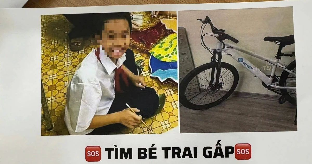 Lần theo chiếc xe đạp, Công an tìm thấy học sinh mất tích cách nhà 20km
