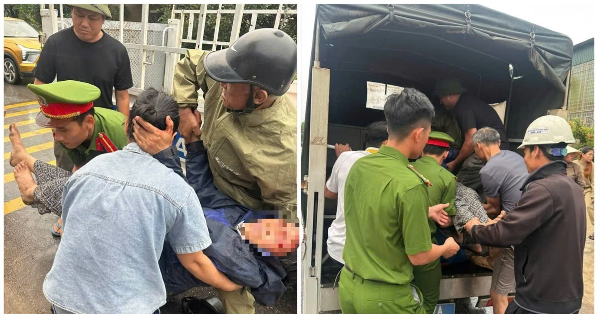 Công an dùng xe công vụ vượt 30km đường núi, đưa người phụ nữ gặp nạn đi cấp cứu kịp thời