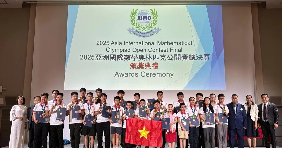 Gần 300 học sinh Việt Nam dự Vòng Chung kết Quốc tế AIMO 2026