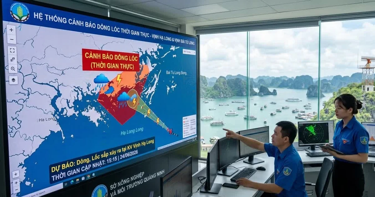 AI quan trọng thế nào trong hệ thống cảnh báo dông sét trên vịnh Hạ Long