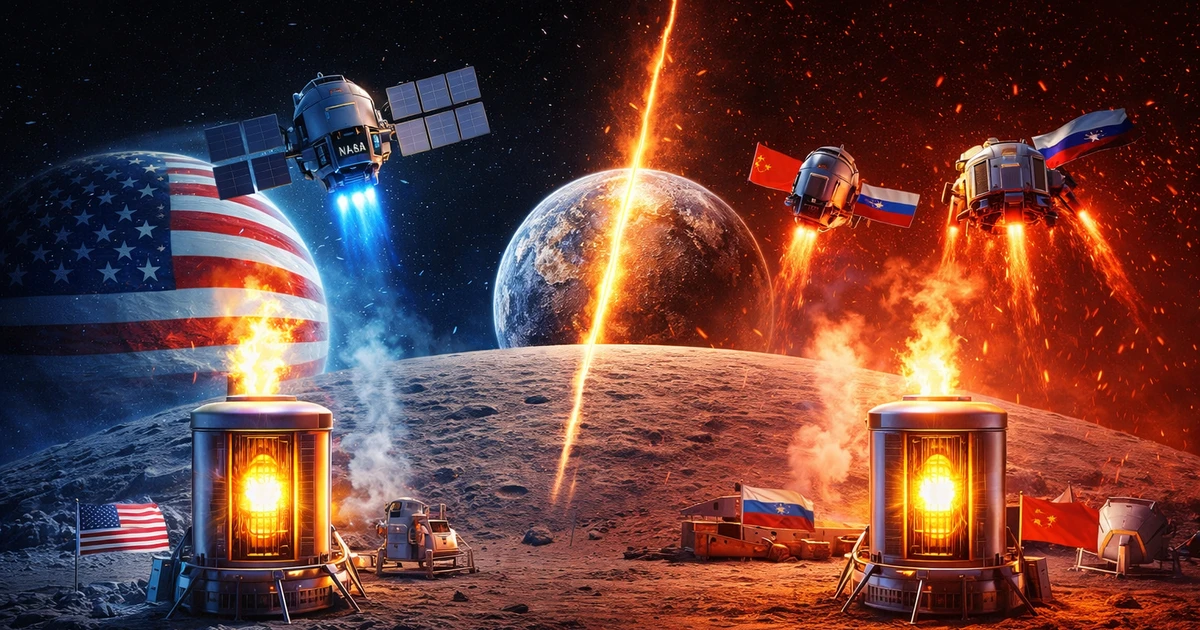 Mỹ tăng tốc đưa lò hạt nhân lên Mặt Trăng: Cuộc đua năng lượng ngoài không gian nóng lên