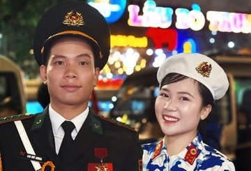 Gặp nhau 2 lần ở A80, anh lính biên phòng và nữ chiến sĩ nên duyên hẹn hò