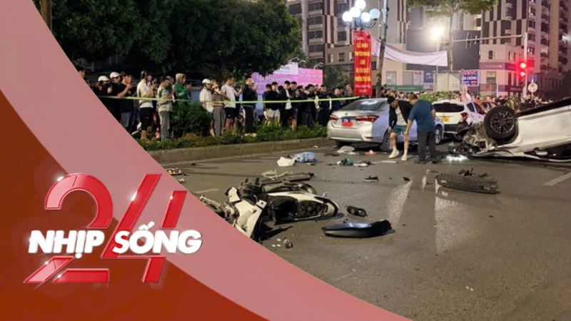 NHỊP SỐNG 24: Tình tiết bất ngờ vụ xe Lexus tông liên hoàn