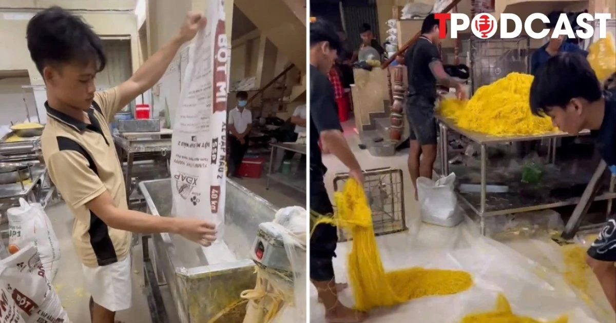 NÓNG 12/1: Công an TPHCM đột kích cơ sở 10 năm sản xuất hàng trăm tấn mì trộn chất cấm