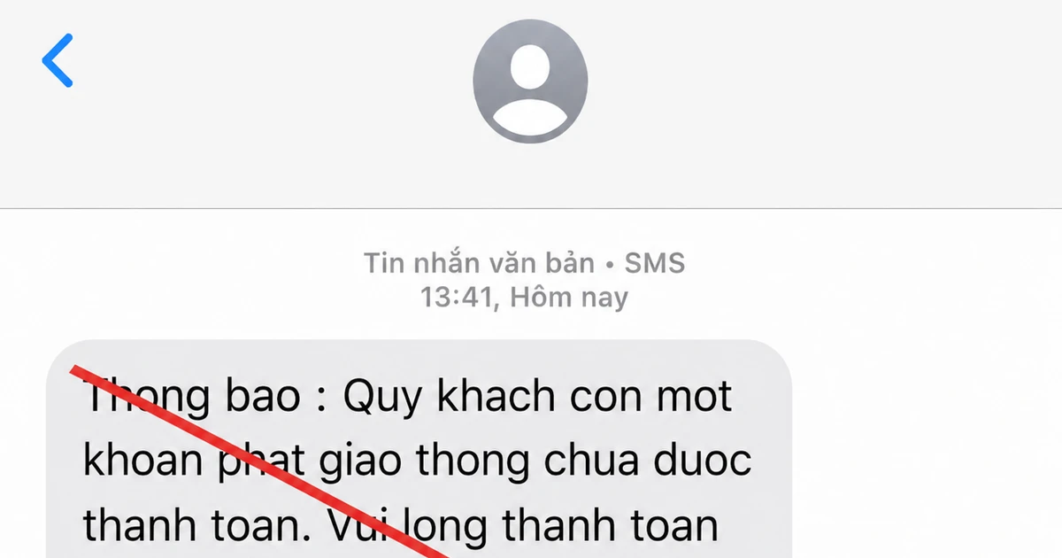 Cảnh báo bẫy lừa đảo từ tin nhắn vi phạm giao thông