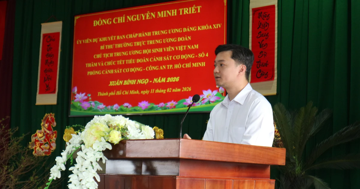 Bí thư Thường trực T.Ư Đoàn Nguyễn Minh Triết thăm, chúc Tết các đơn vị trực chiến tại TPHCM