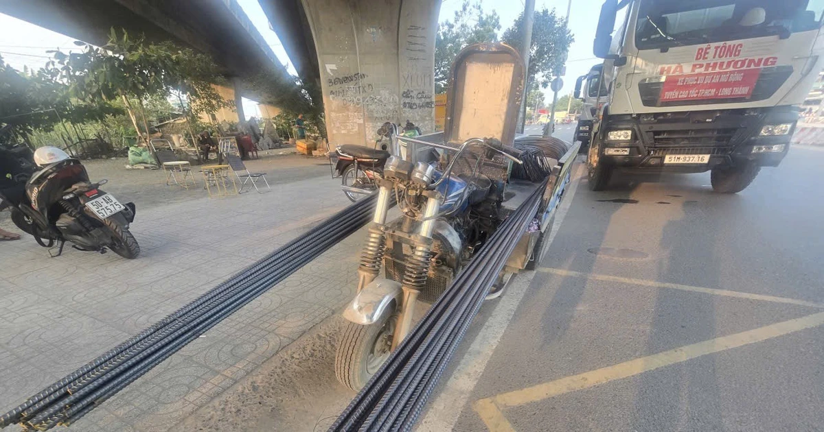 Dẹp 'loạn' xe ba gác, tự chế chở cồng kềnh ở TPHCM