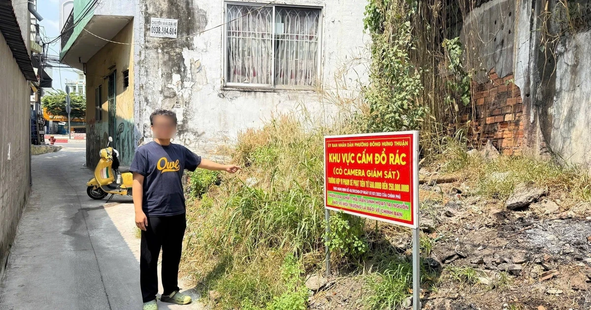 Vứt rác bừa bãi, người đàn ông ở TPHCM bị phạt tiền