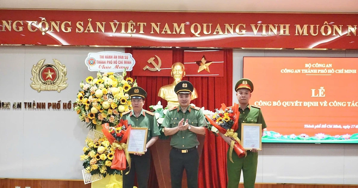 Bộ Công an bổ nhiệm hai Thủ trưởng cơ quan điều tra Công an TPHCM