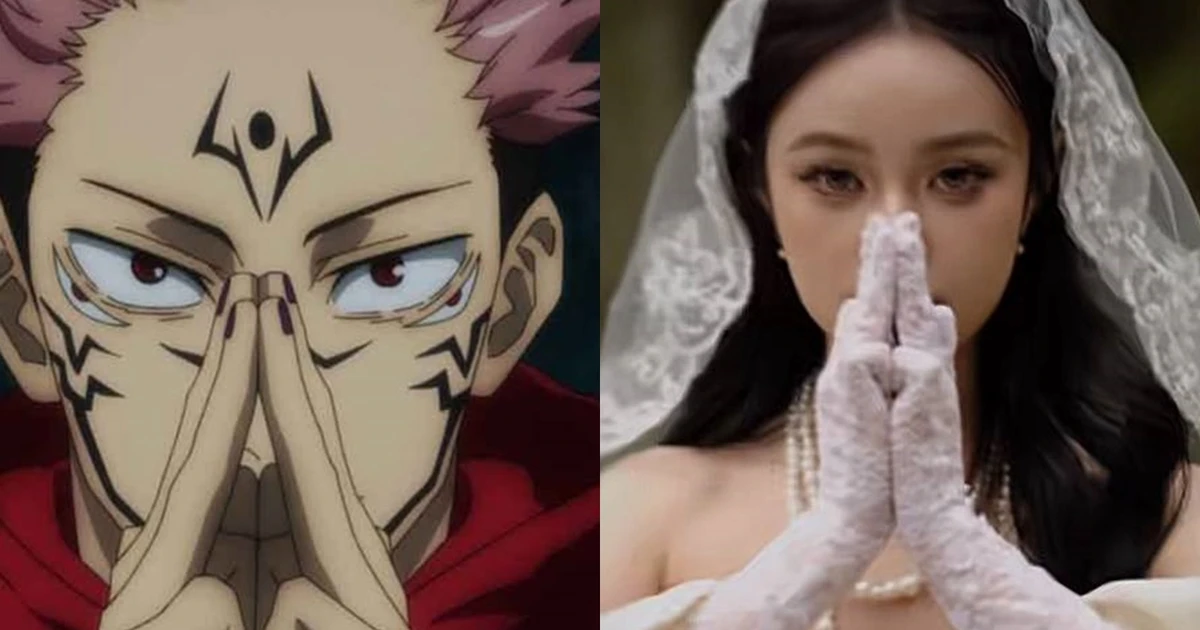 Cặp đôi Việt làm lễ cưới theo phong cách Jujutsu Kaisen, cùng tái hiện cảnh kinh điển