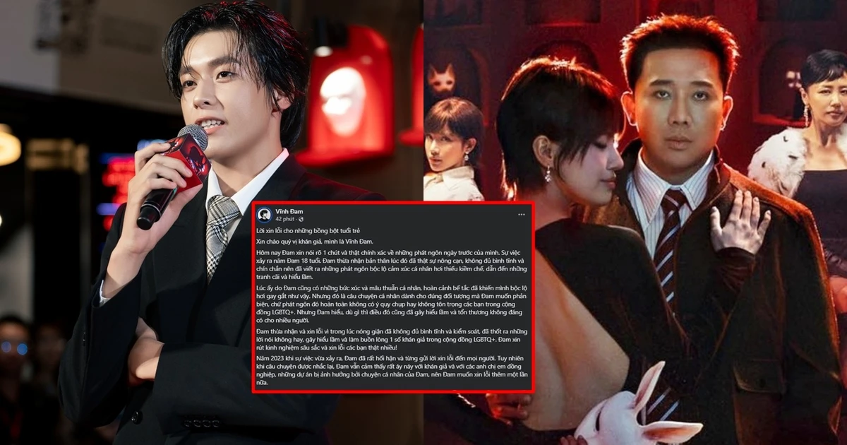 Nam chính phim Tết của Trấn Thành xin lỗi, thừa nhận sai lầm là "bồng bột tuổi trẻ"