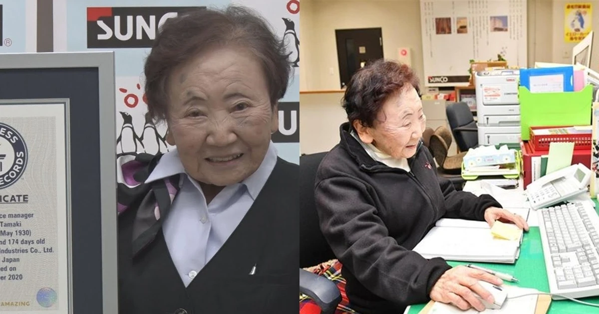 Cụ bà lập kỷ lục thế giới nhờ làm việc gần 70 năm cho cùng 1 công ty