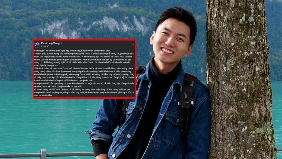 Khoai Lang Thang lên tiếng vụ việc "hoa hồng đen", thú nhận bản thân "cũng dữ lắm"