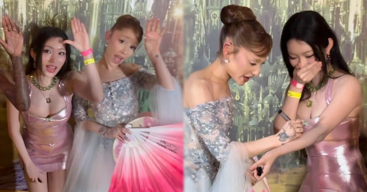 Orange bật khóc khi gặp Ariana Grande, mang trend "Chào sếp ạ" vươn tầm quốc tế