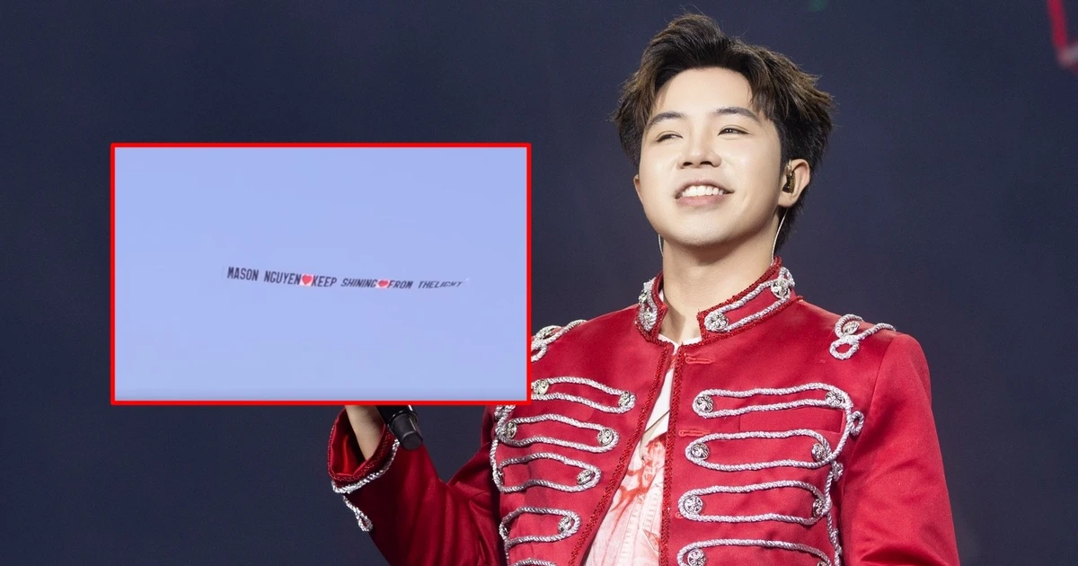 Dự án tiếp ứng fan meeting của Mason Nguyễn "gây choáng", dệt cả tên lên trời