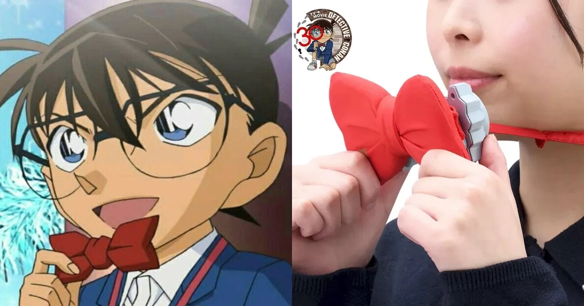 Nơ đổi giọng của Conan chính thức có thật ngoài đời, khác gì so với trong truyện?