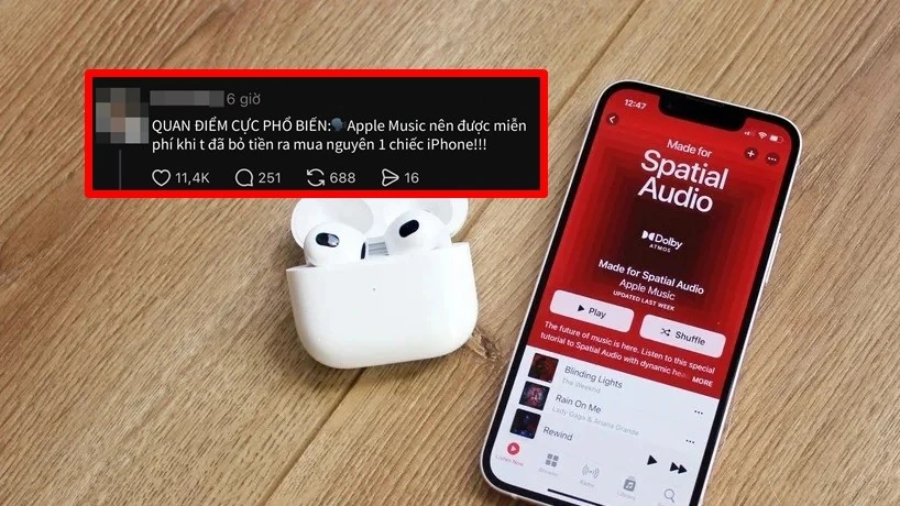 Vì sao Apple không miễn phí ứng dụng Apple Music cho tất cả người dùng iPhone?