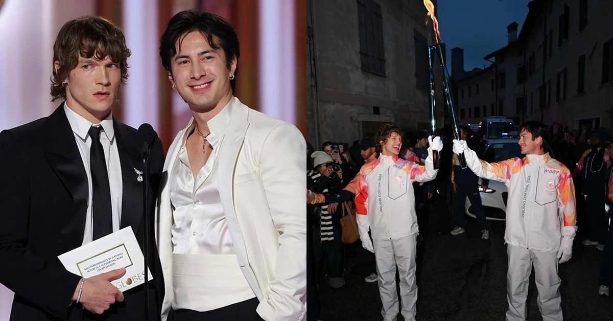 Hai mỹ nam Heated Rivalry lên đời: Dẫn đuốc Olympics, "đắt show" nhất đầu năm