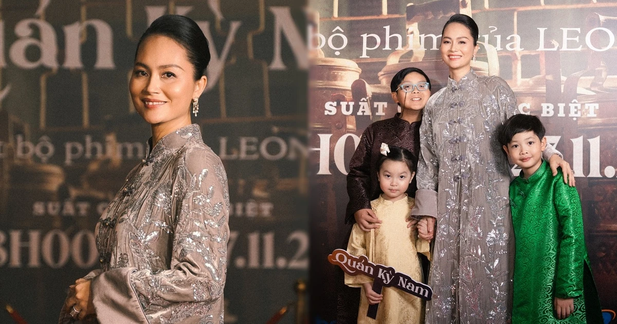 Khoảnh khắc đáng yêu của 3 nhóc tì nhà minh tinh Đỗ Thị Hải Yến trên thảm đỏ