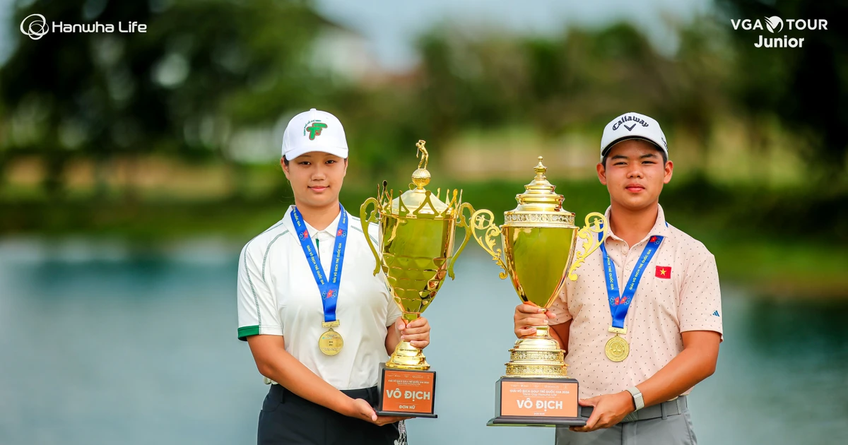 Giải Golf Trẻ Quốc gia 2026: Nguyễn Trọng Hoàng vô địch tuyệt đối, Park Ha Na thắng nghẹt thở