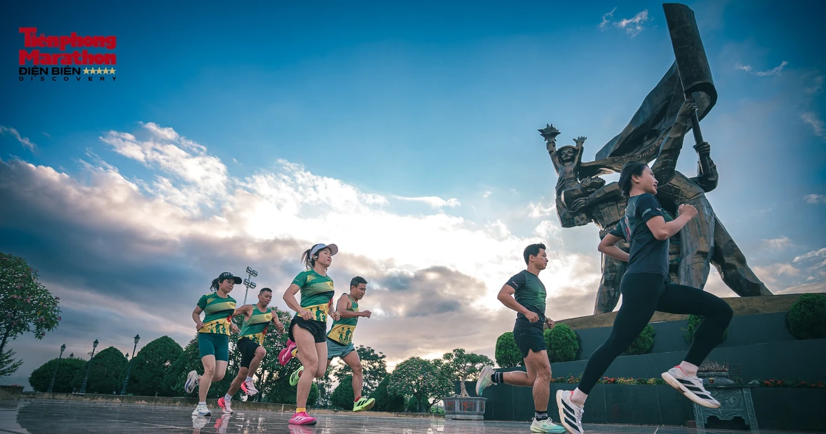 300 BIB 'bay sạch' trong một giờ đồng hồ, Tiền Phong Marathon - Điện Biên Discovery 2026 khởi động đầy sức nóng