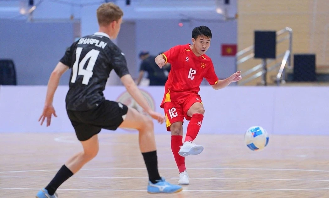 Futsal Việt Nam thắng đậm New Zealand, nối dài chuỗi ấn tượng tại Thái Lan