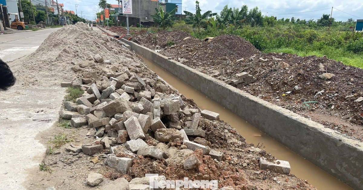 Quảng Ninh: Cống thoát nước gần 20 tỷ đồng vừa thi công đã sạt lở sau mưa