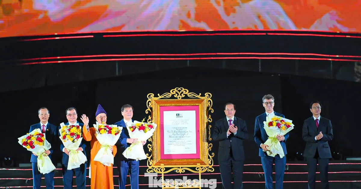 Trao bằng công nhận Di sản thế giới cho quần thể Yên Tử, Vĩnh Nghiêm, Côn Sơn - Kiếp Bạc